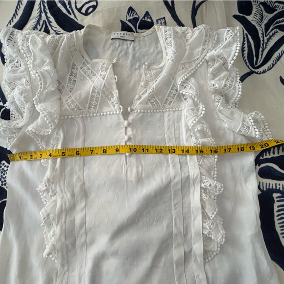 Sandro blouse fine lace - Picture 10 of 11